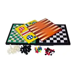 GENERICO - Juego De Mesa 5 Juegos En 1