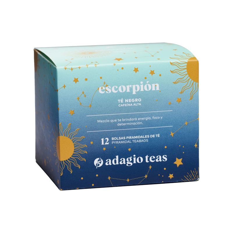 ADAGIO TEAS - Caja 12 Teabags Escorpión