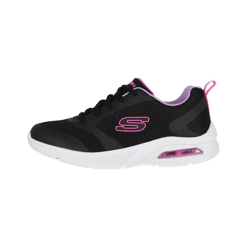 SKECHERS - Zapatilla Skechers Microspec Max Joven Negros/Violetas