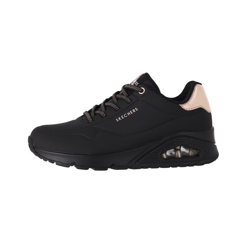 SKECHERS - Zapatilla Skechers Uno-Shimmer Away Mujer Negras