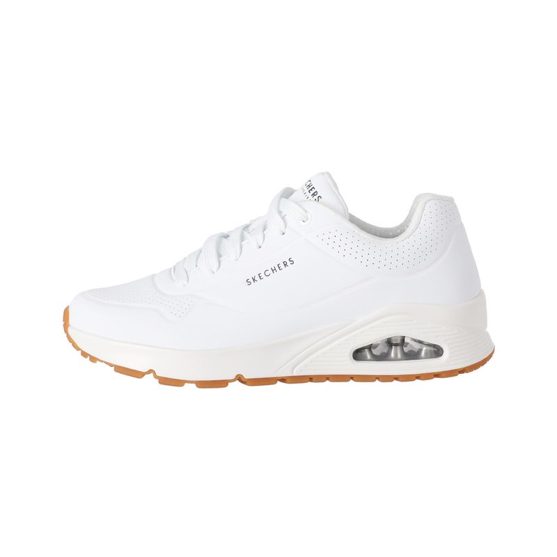 SKECHERS - Zapatilla Skechers Street Uno - Stand on Hombre Blancas