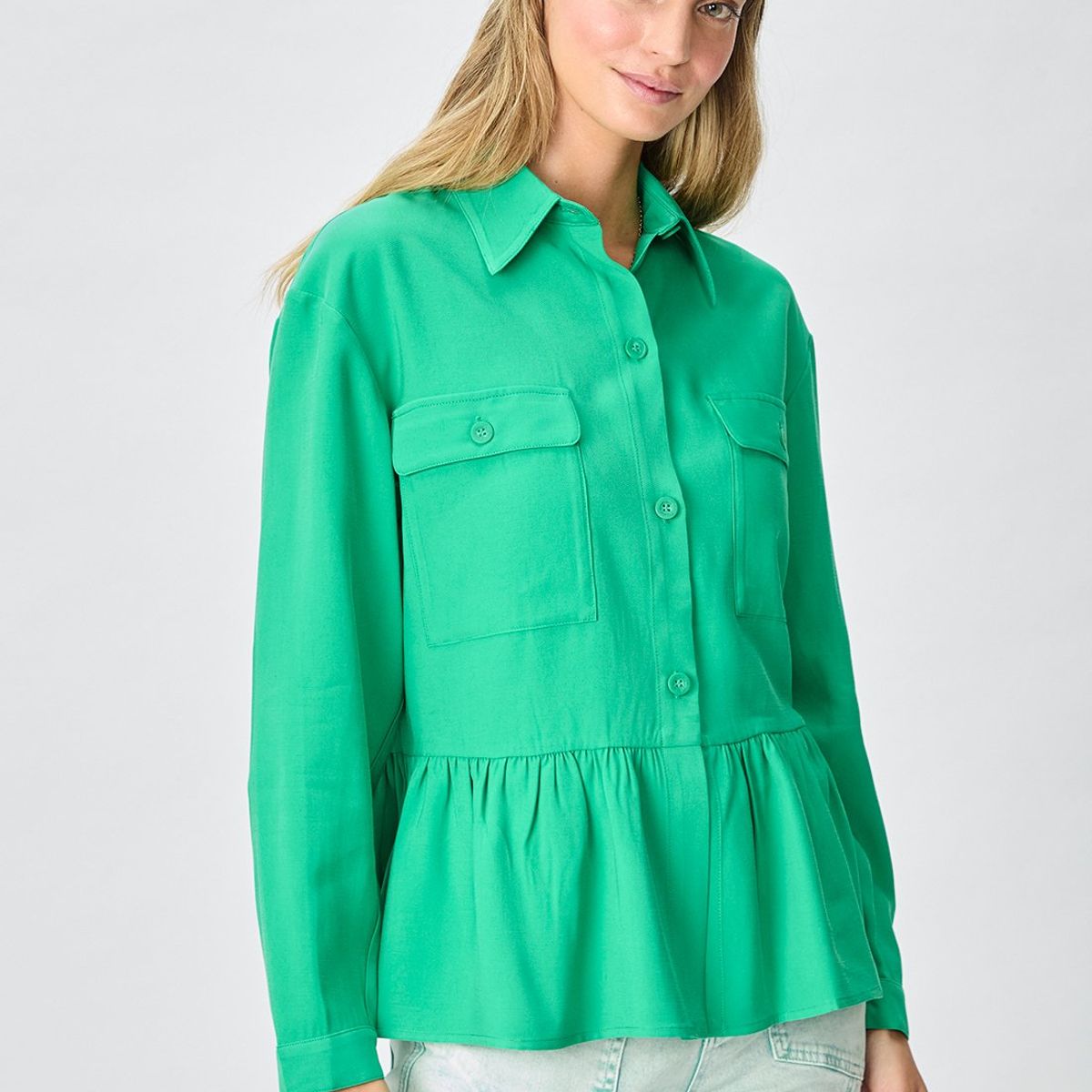 IO - Tapado Abierto Verde Musgo Mujer Io