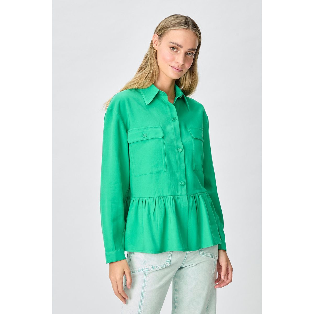 IO - Tapado Abierto Verde Musgo Mujer Io