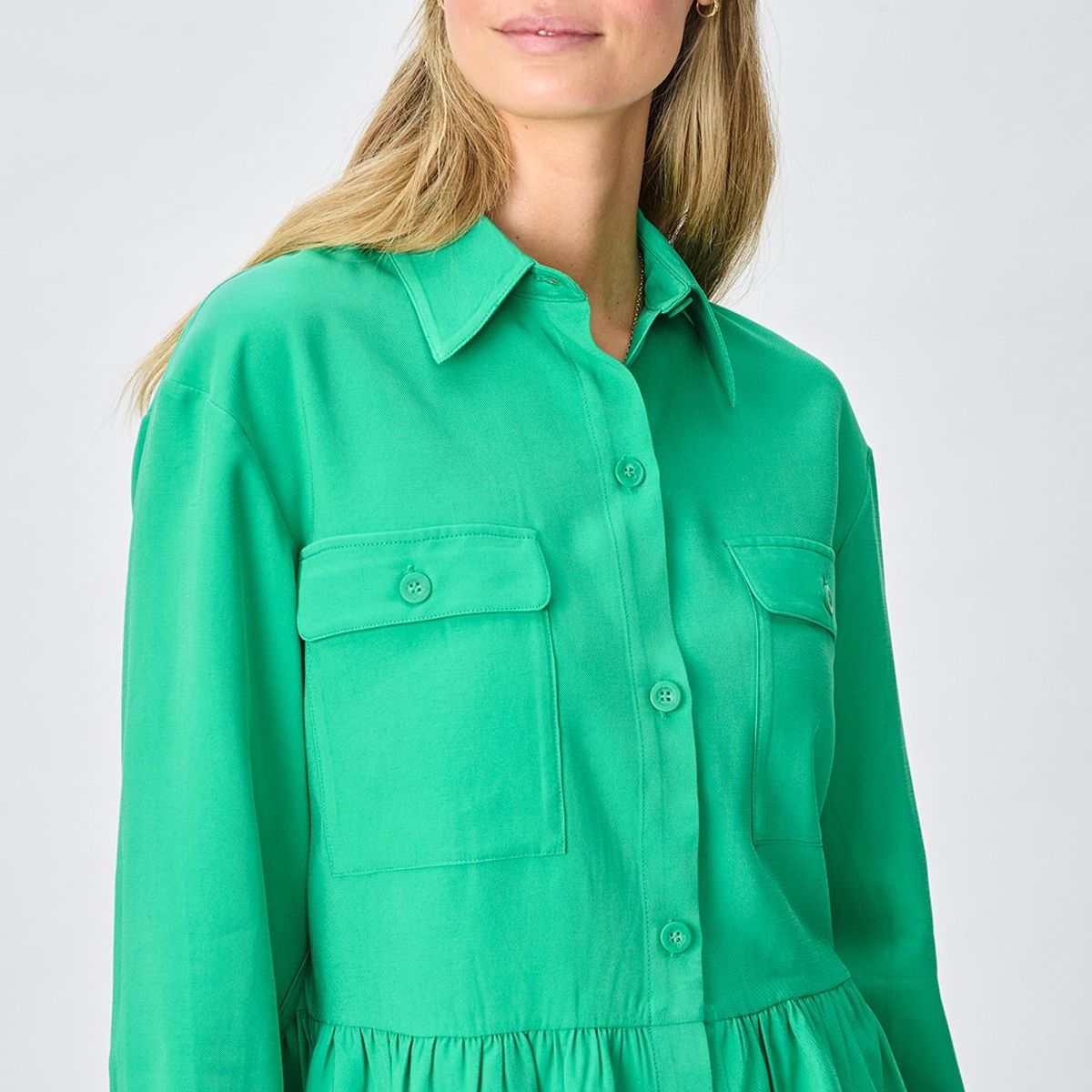 IO - Tapado Abierto Verde Musgo Mujer Io