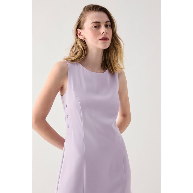 ASH - Vestido Corto Lila Medio Mujer Ash