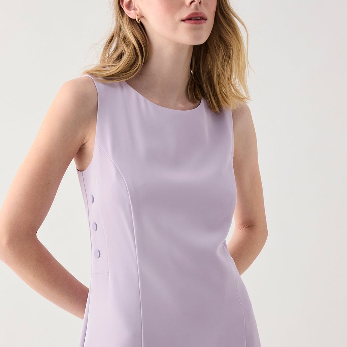 ASH - Vestido Corto Lila Medio Mujer Ash