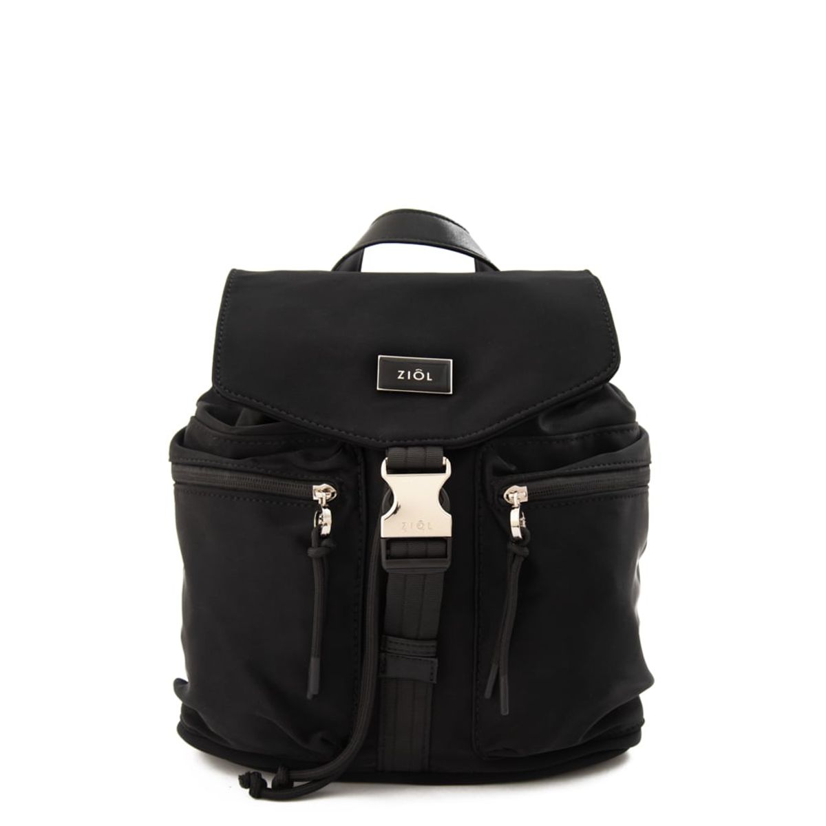 ZIOL - Mochila con tapa elvas mediana negro