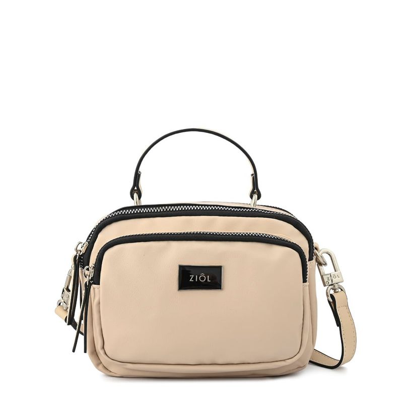 ZIOL - Cartera bandolera pequeña dátil beige