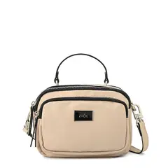 ZIOL - Cartera bandolera pequeña dátil beige