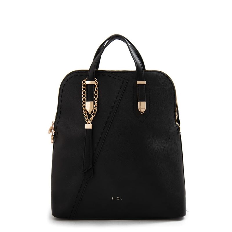 ZIOL - Mochila mediana biel negro