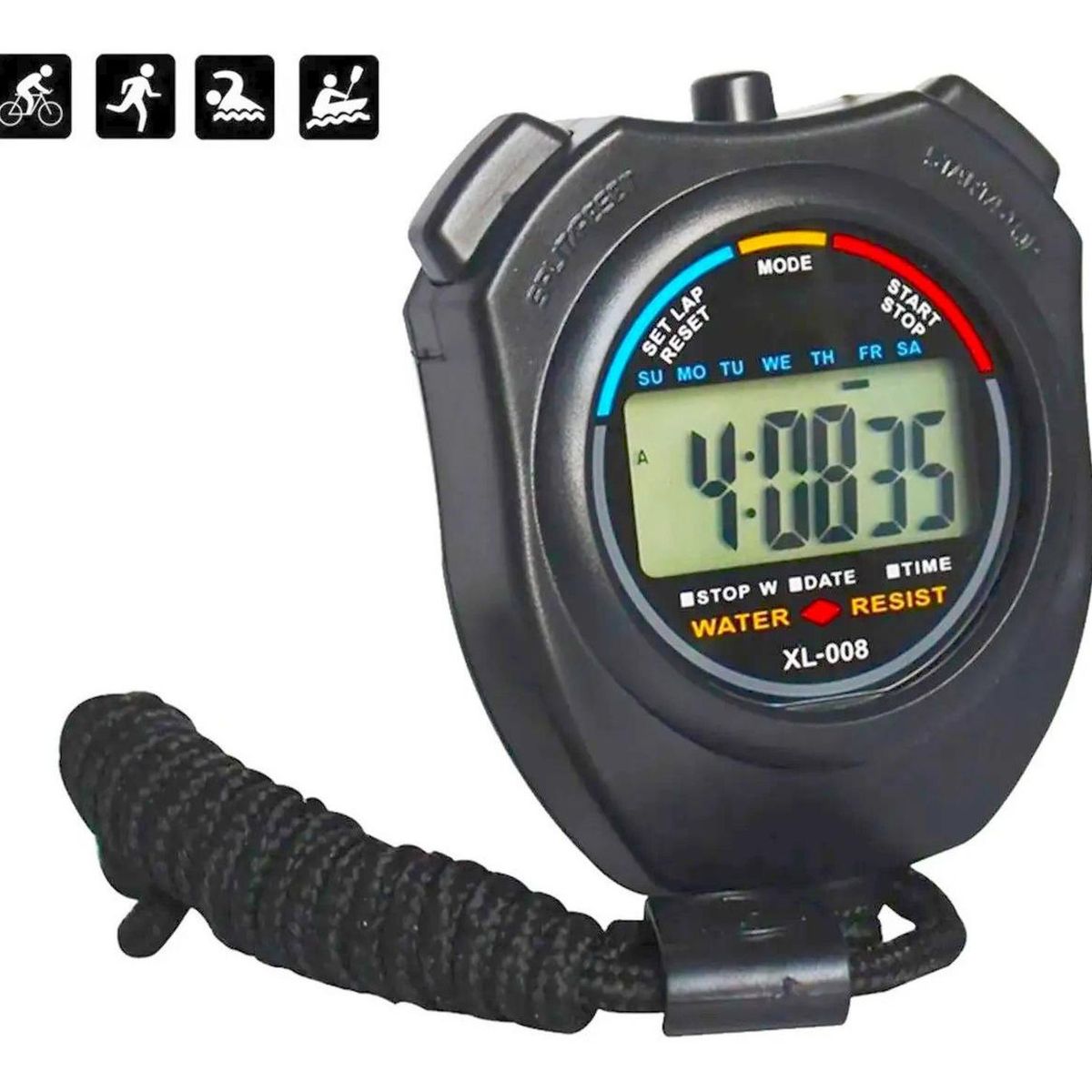 GEN - Cronometro Deporte Temporizador Digital De Mano