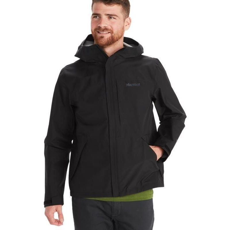 MARMOT - Chaqueta Impermeable Minimalist Hombre Negro