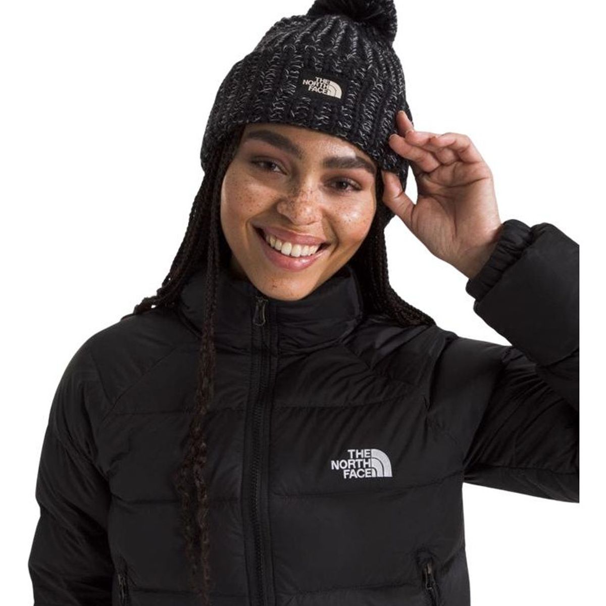 THE NORTH FACE - Gorro Cozy Chunky Cabin Unisex Adulto Negro