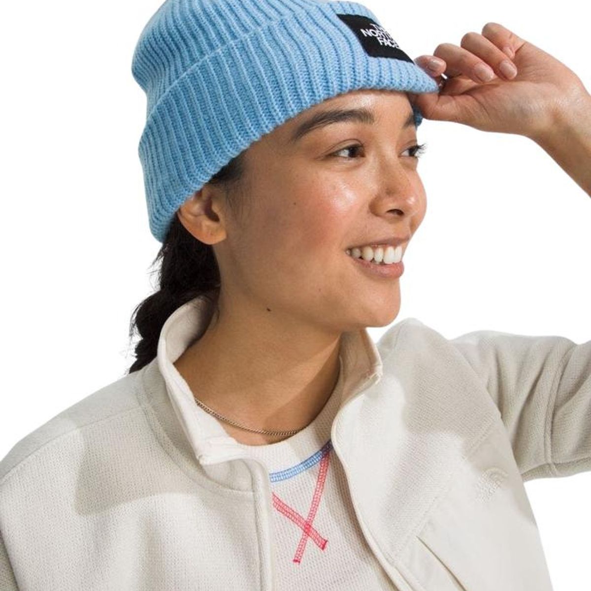 THE NORTH FACE - Gorro Salty Dog Unisex Adulto Celeste