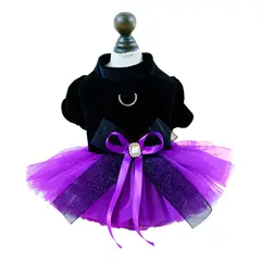 GENERICO - Disfraz De Bruja Para Mascotas Vestido Bruja Perrita O Gata