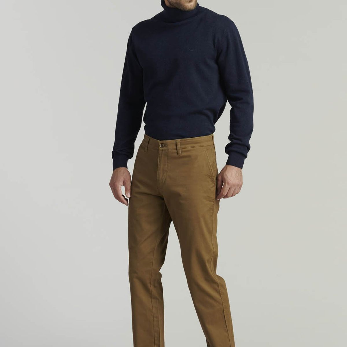 FEROUCH - Pantalón Twill Without Pleats L/31 Business Café Ferouch