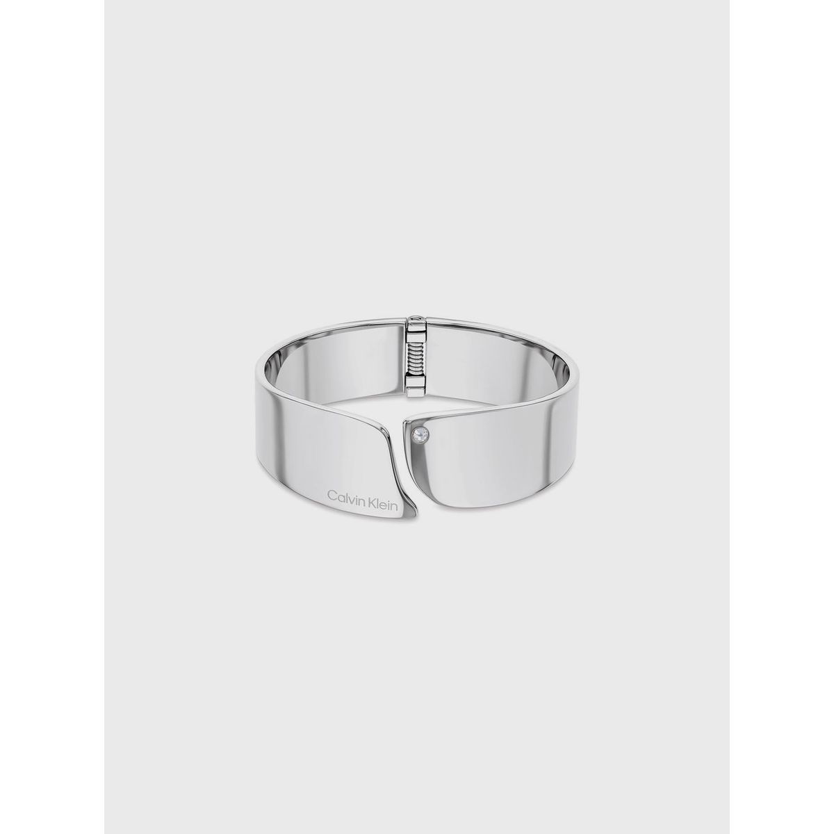 CALVIN KLEIN - Brazalete Minimalist Organic Plateado Calvin Klein