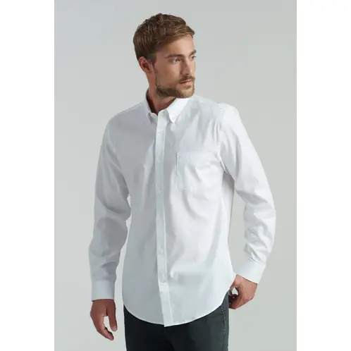FEROUCH - Camisa Smart Casual Oxford Sc Blanco Ferouch_.