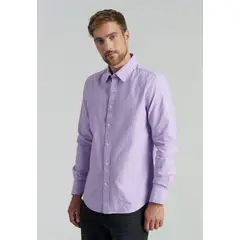 FEROUCH - Camisa Sport Oxford Fr Morado