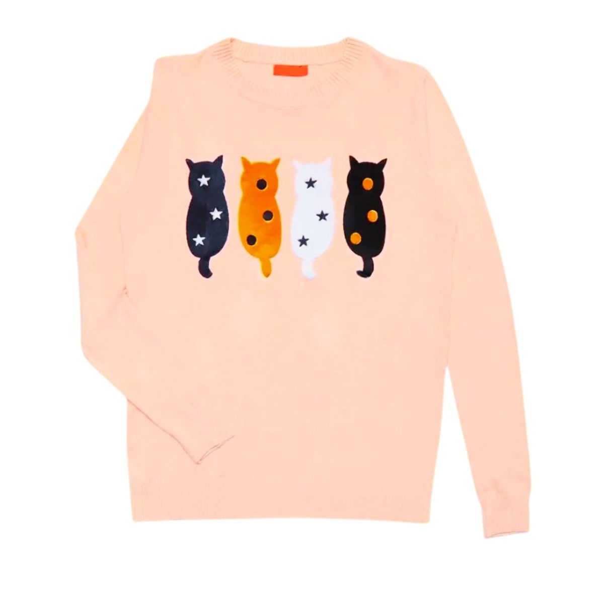 LIKE SHOP - Sweater Mujer Algodón Otoño Invierno Tejido Suave Diseño Gatito 536