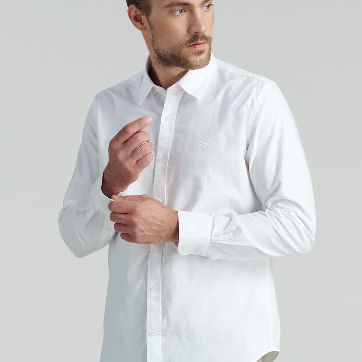 FEROUCH - Camisa Sport Oxford Fr Blanco Ferouch