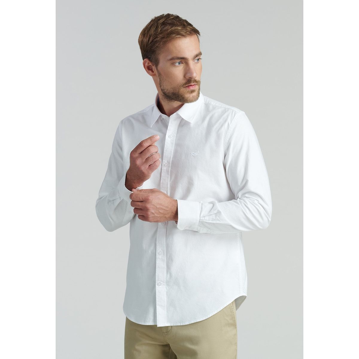 FEROUCH - Camisa Sport Oxford Fr Blanco Ferouch