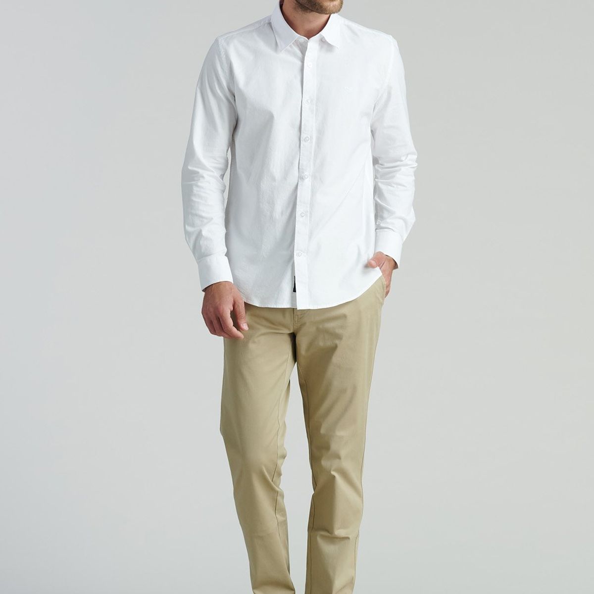 FEROUCH - Camisa Sport Oxford Fr Blanco Ferouch