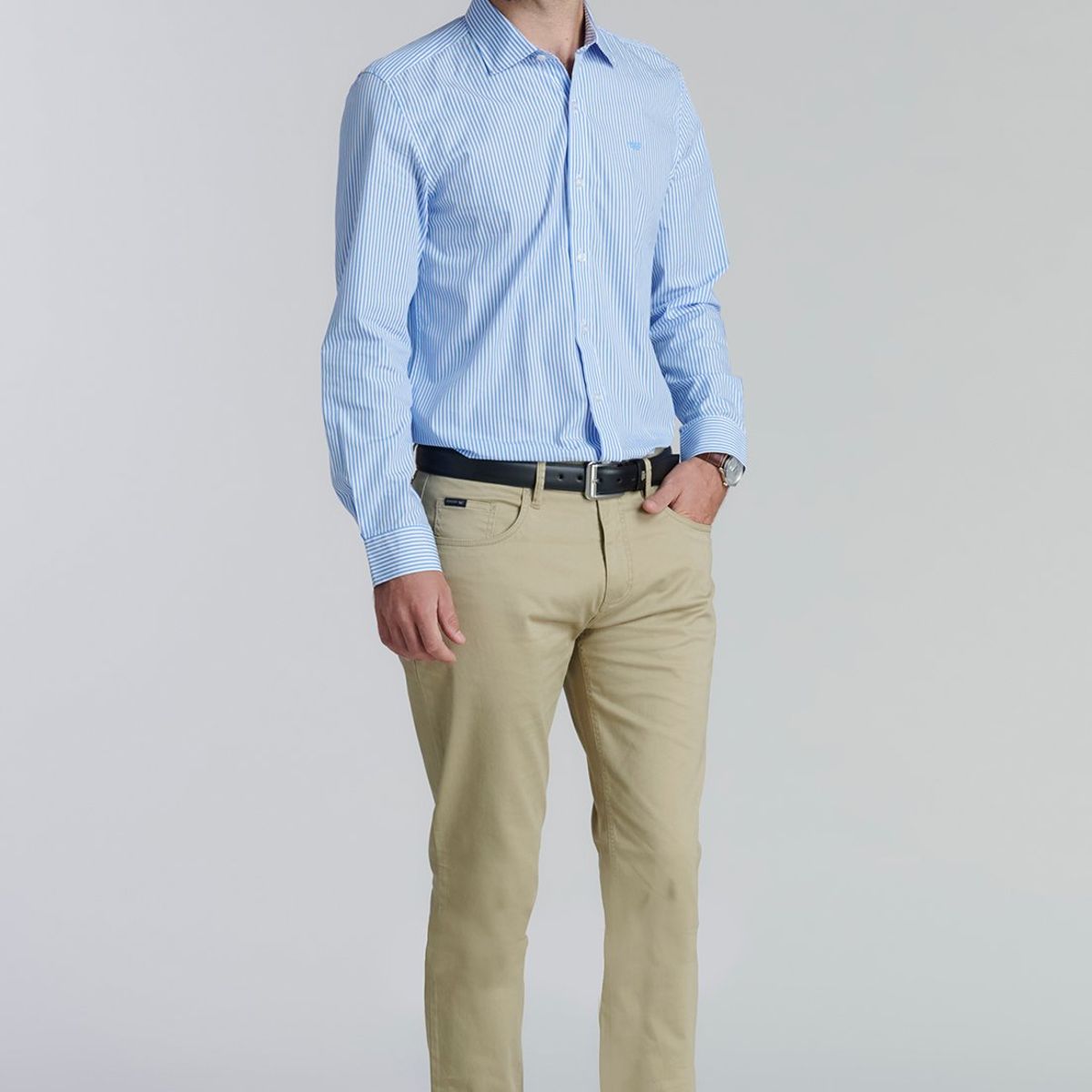 FEROUCH - Pantalón Five Pocket Fr Beige Ferouch