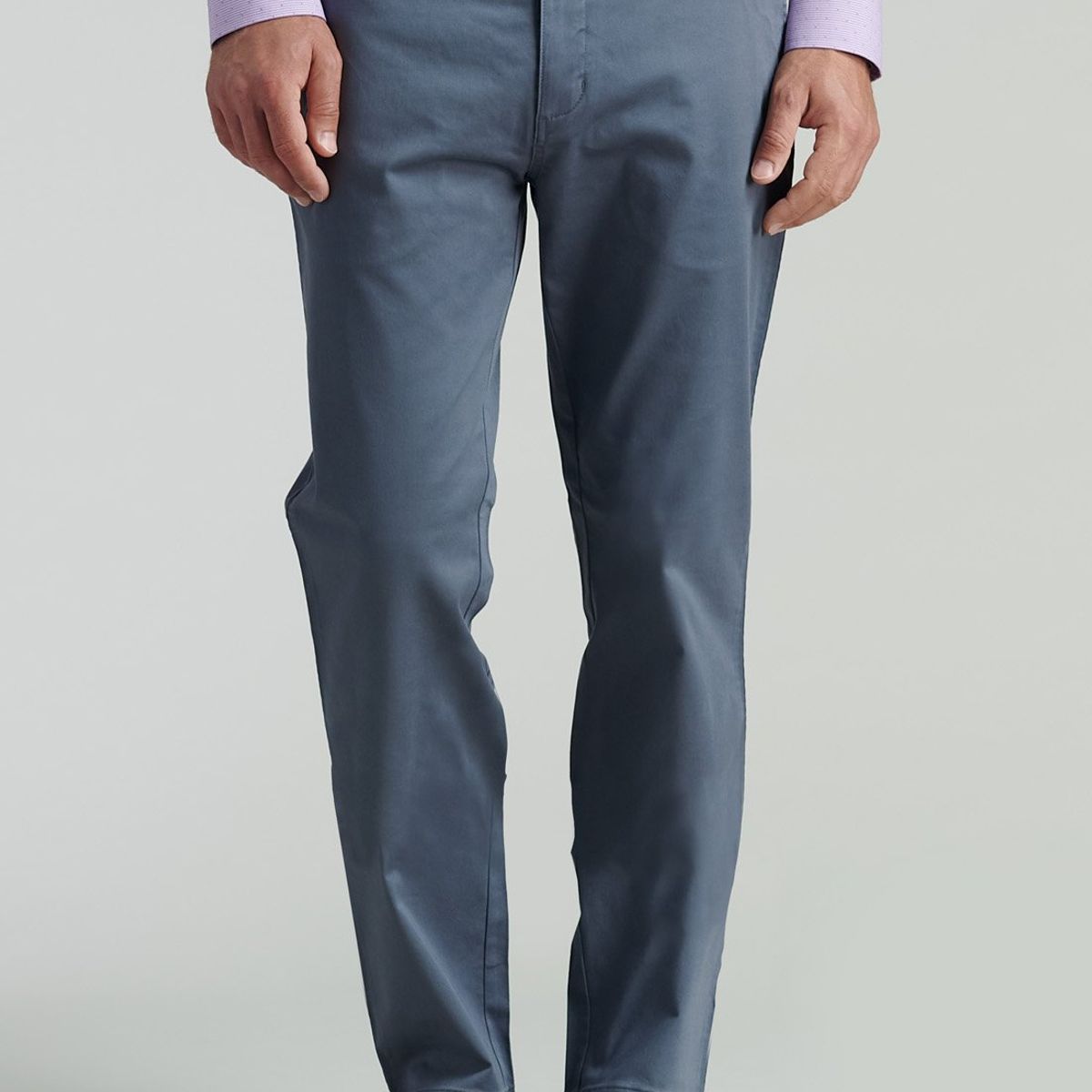 FEROUCH - Pantalón Twill Without Pleats L/33 Business Gris Ferouch