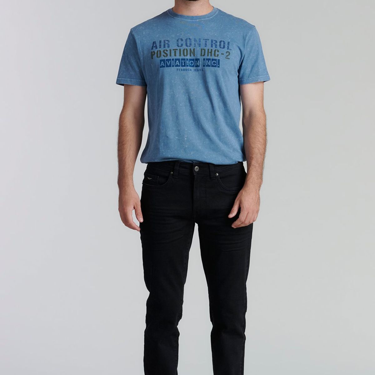 FEROUCH - Jeans Básico Bristol Fj Fjs Negro Ferouch