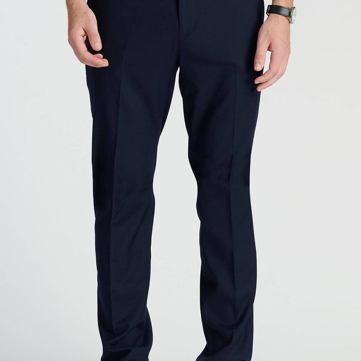 NEW MAN - Pantalón Calamo Business Azul Newman