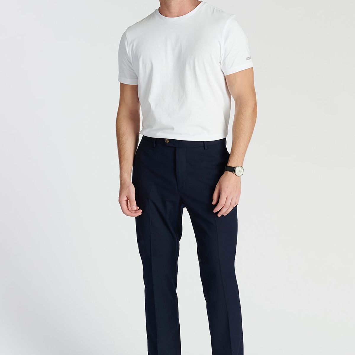 NEW MAN - Pantalón Calamo Business Azul Newman