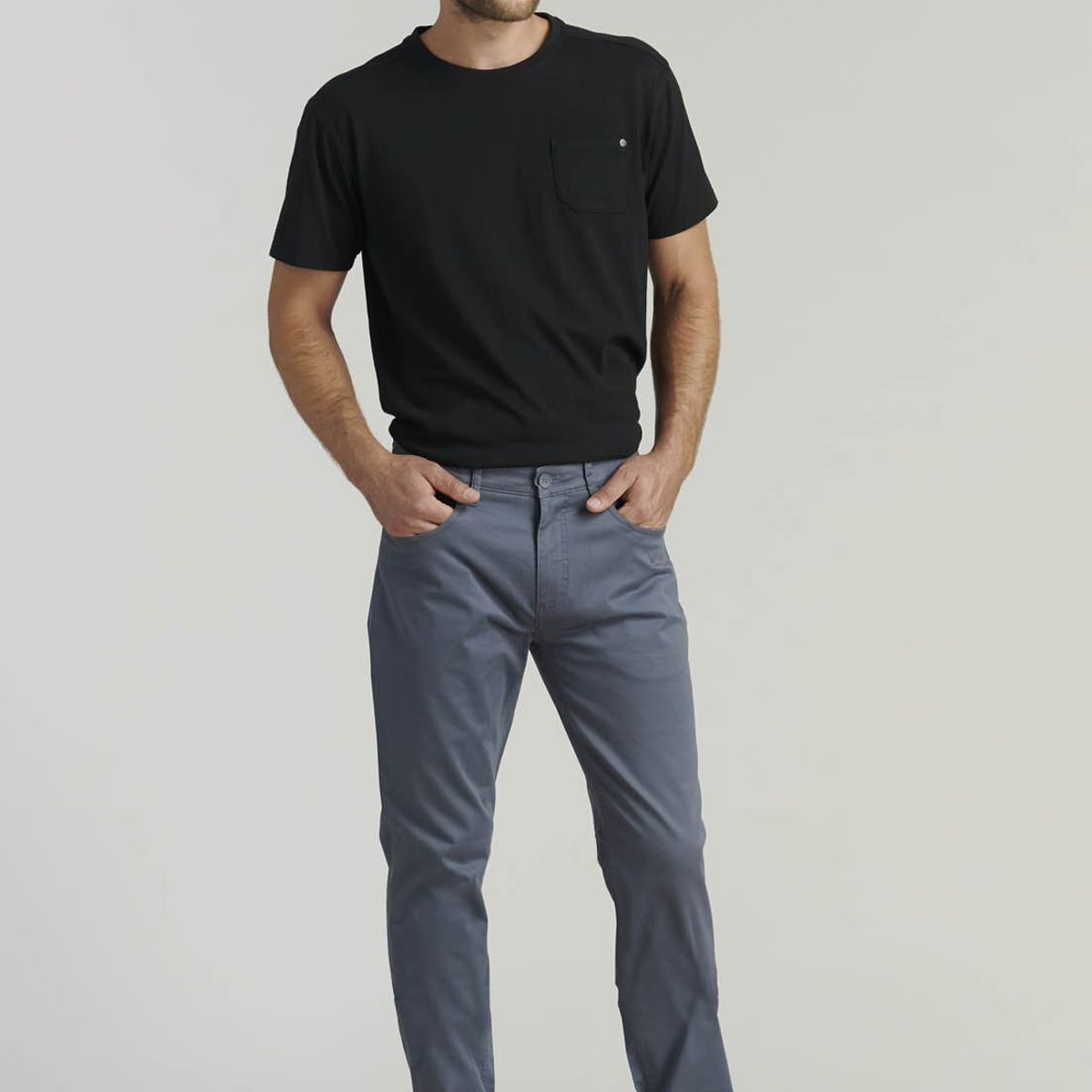 FEROUCH - Pantalón Five Pocket Fr Azul Ferouch
