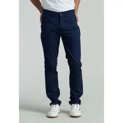 FEROUCH - Pantalón Five Pocket Fr Azul