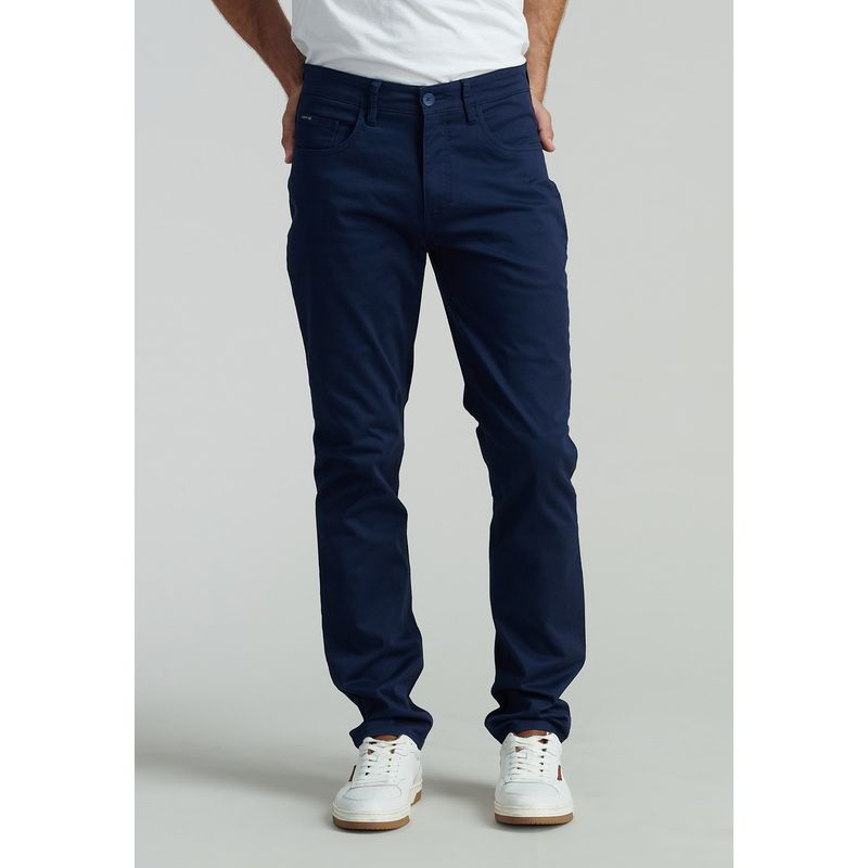 FEROUCH - Pantalón Five Pocket Fr Azul Ferouch