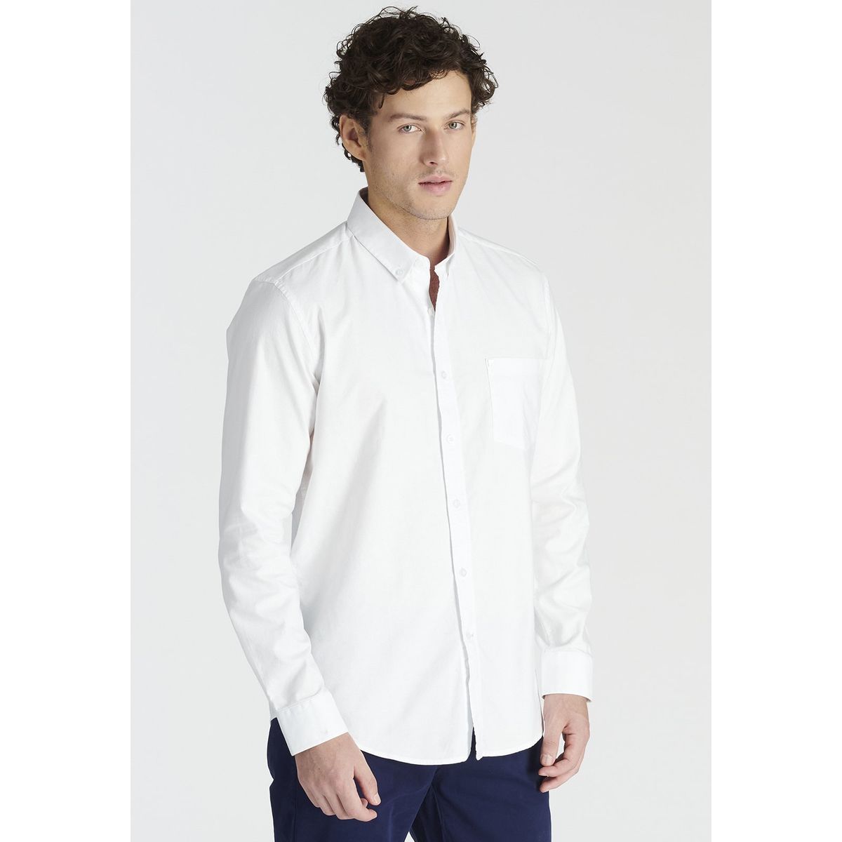 NEW MAN - Camisa Heritage Exeter Blanco Newman