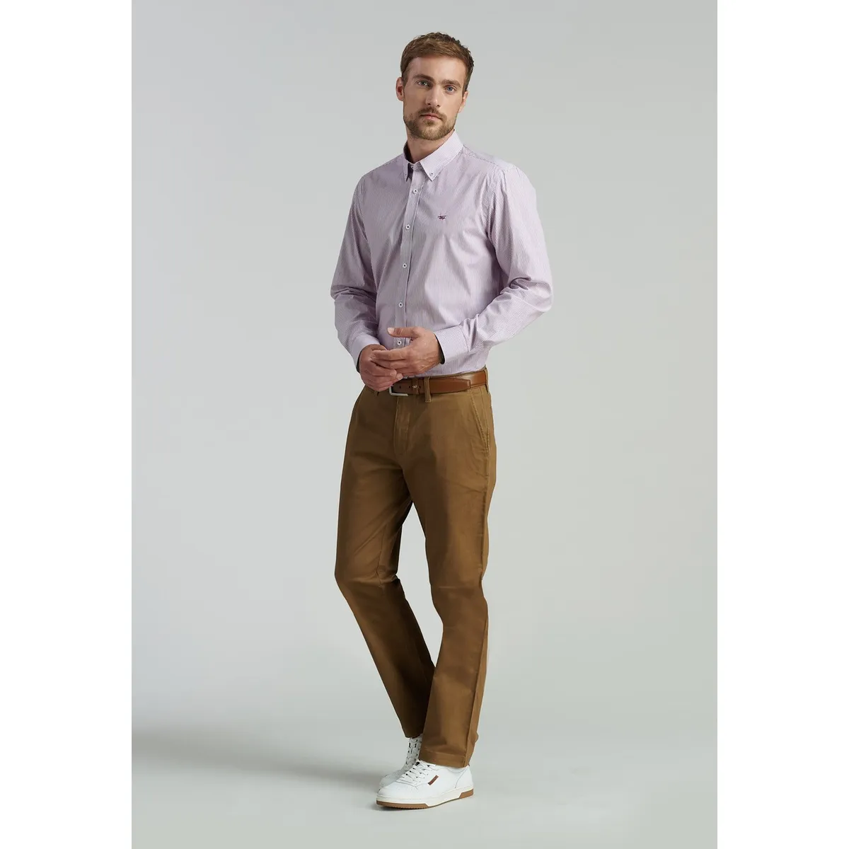 FEROUCH - Pantalón Twill Without Pleats L/33 Business Café Ferouch