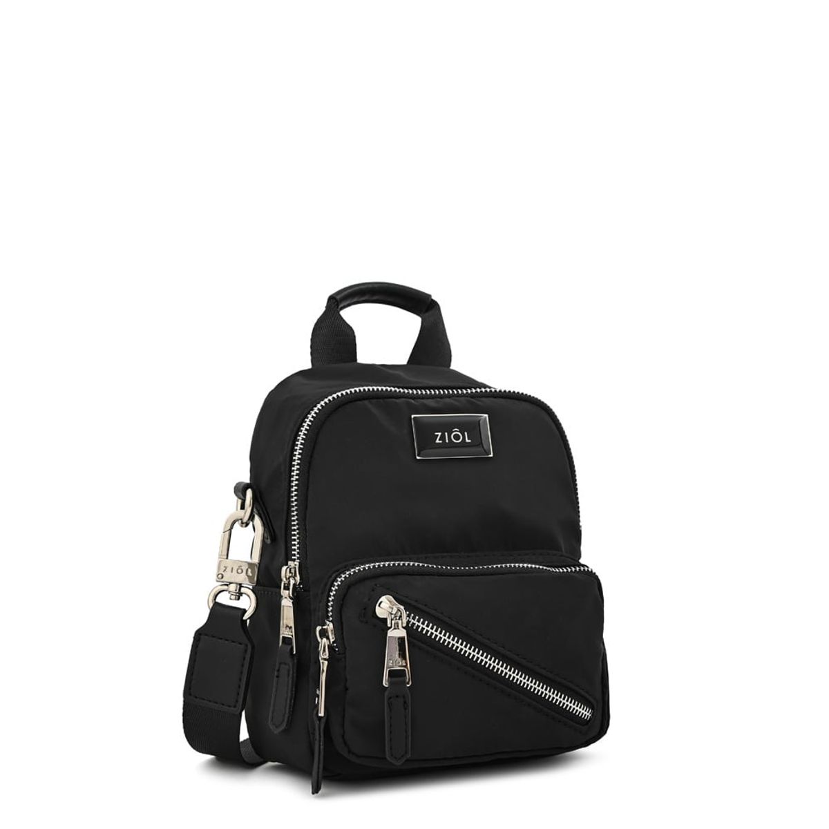 ZIOL - Mochila lychee pequeña negro especial