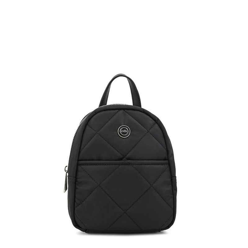 ZIOL - Mochila pequeña fiora negro especial