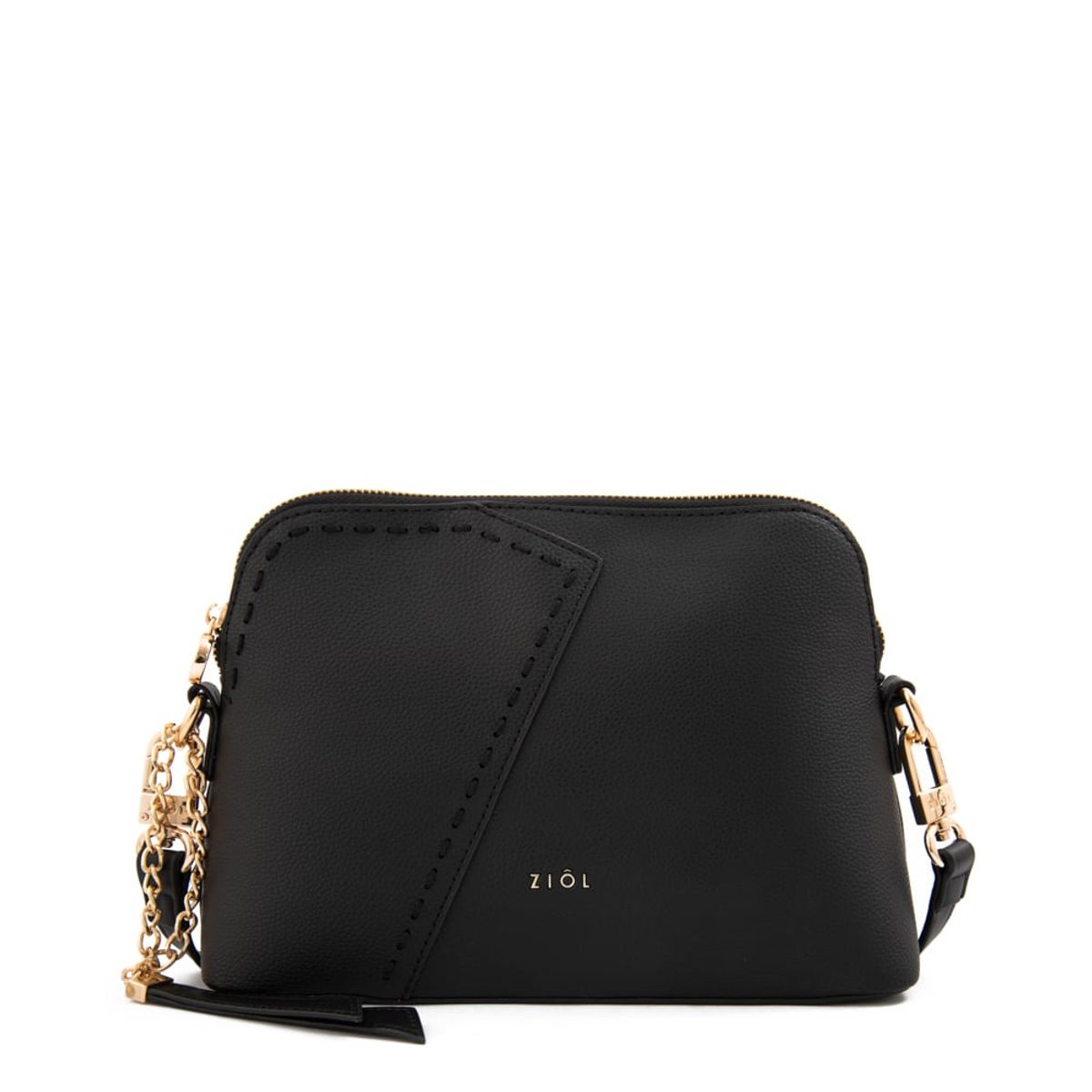 ZIOL - Cartera bandolera biel mediana negro