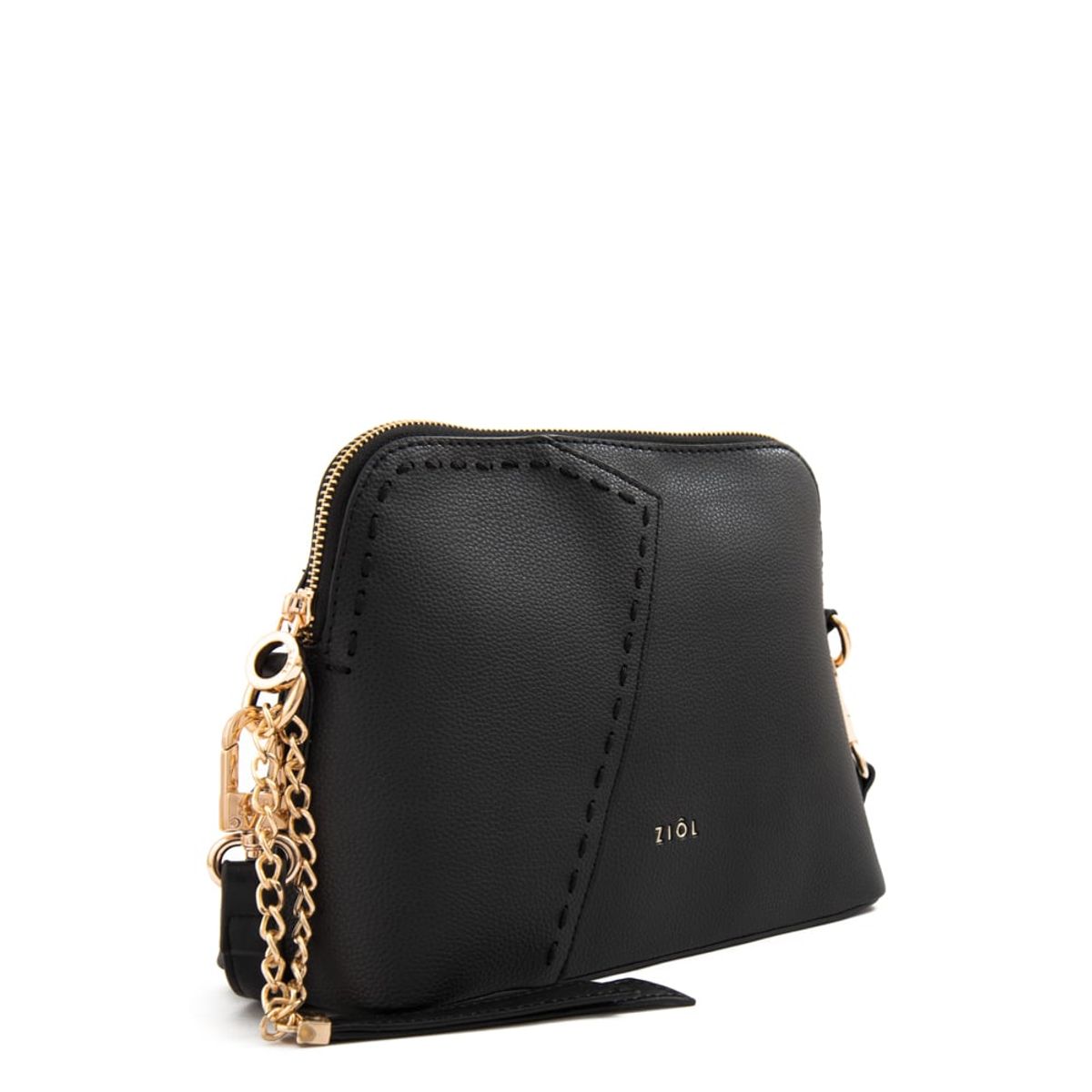 ZIOL - Cartera bandolera biel mediana negro