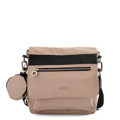 ZIOL - Cartera bandolera mediana verania beige