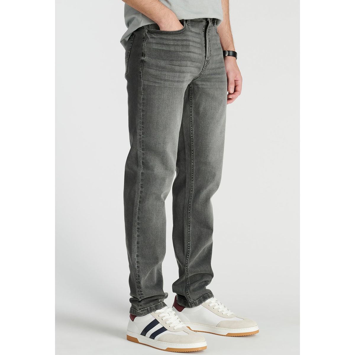 NEW MAN - Jeans Randy Heritage Gris Newman