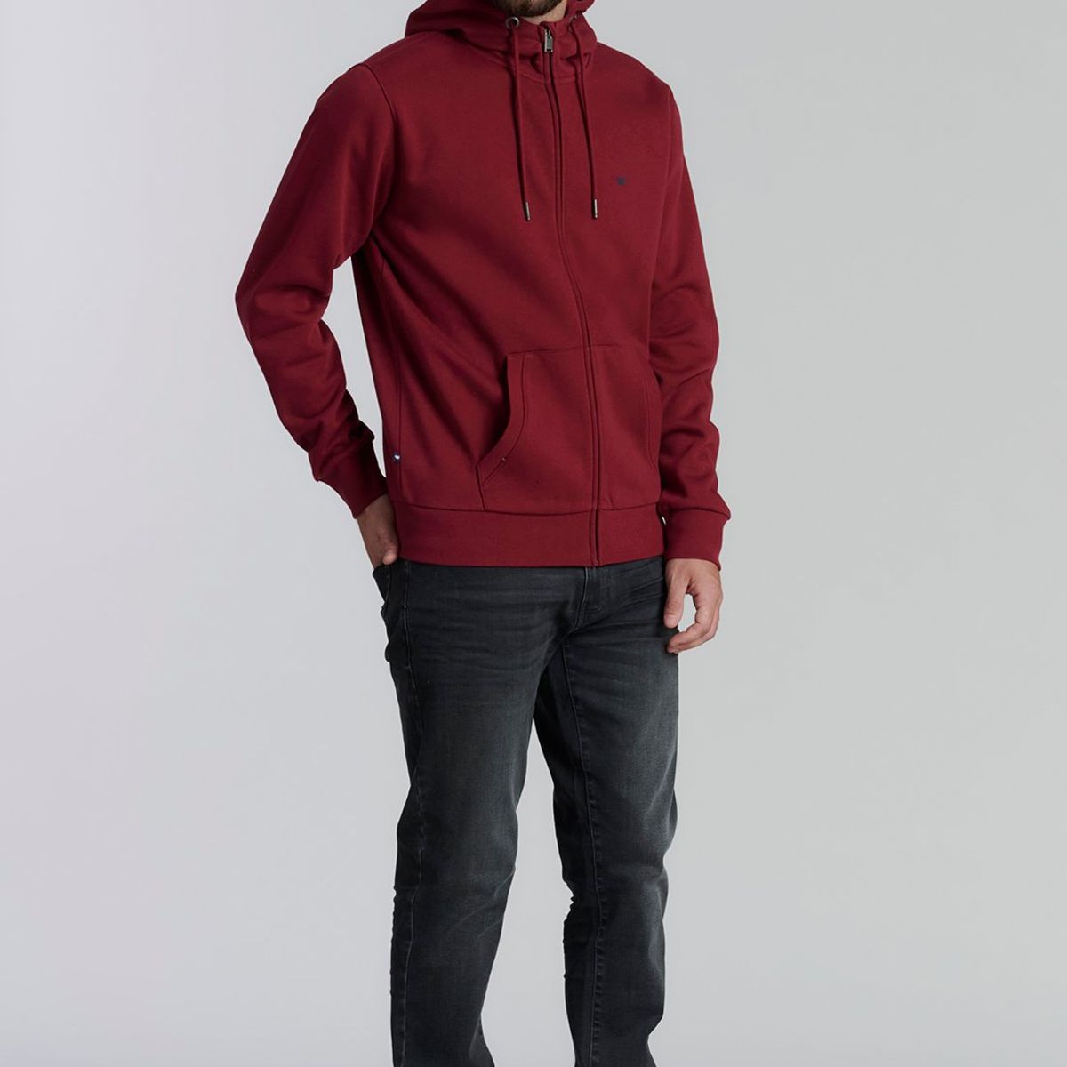 FEROUCH - Polerón Básico Kansas Fr Rojo Ferouch