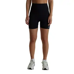 NEW BALANCE - Shorts Running Mujer Negro