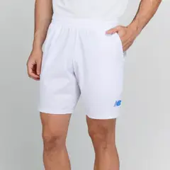 NEW BALANCE - Short Tenis Hombre 7" Blanco