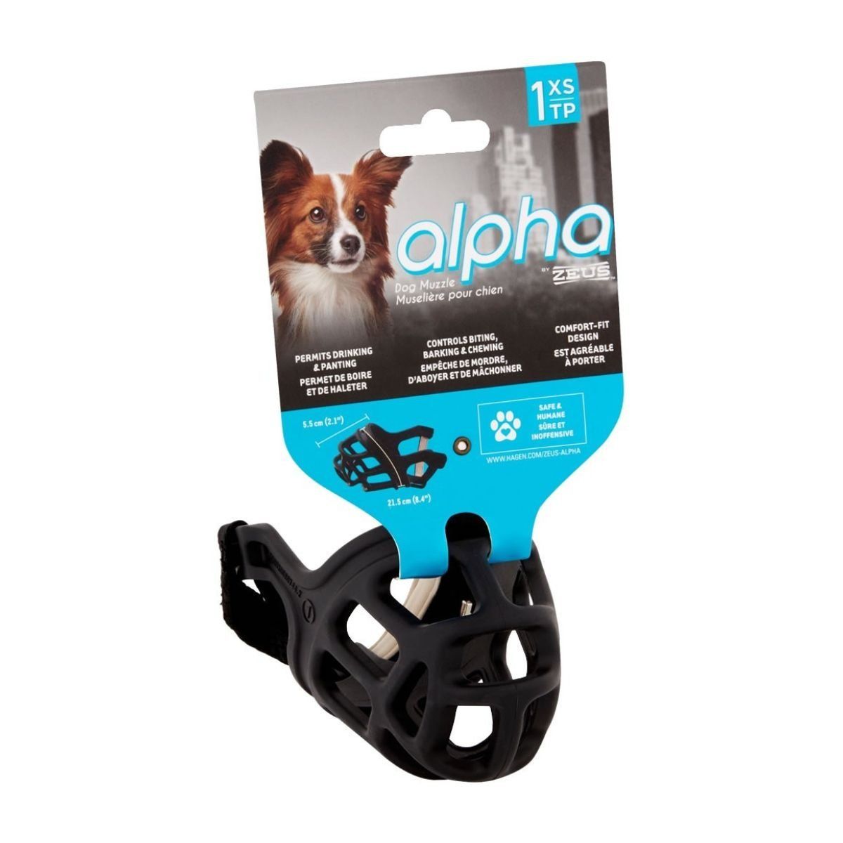 ZEUS - Bozal Para Perros Zeus Alpha Talla XS Mascotas