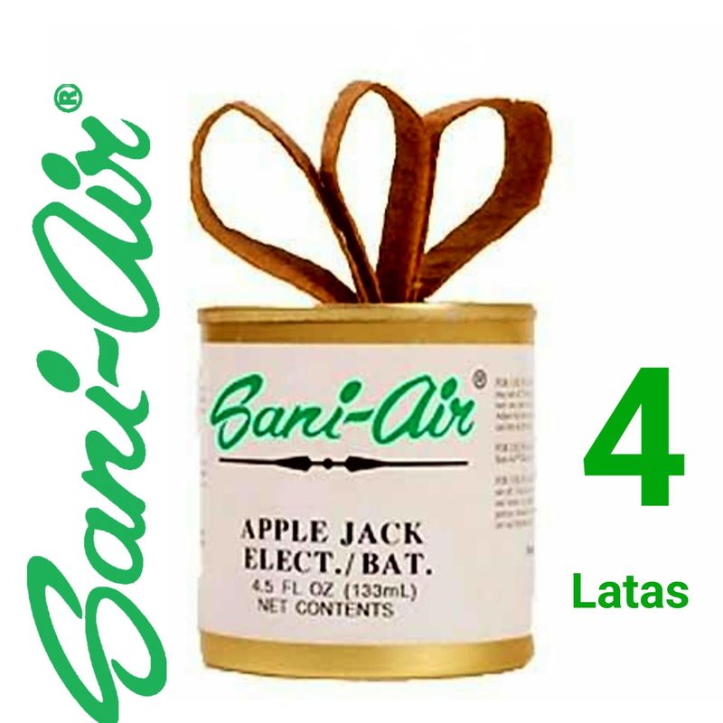 GENERICO - Pack X 4 Latas Aromáticas Sani Air Varias Fragancias