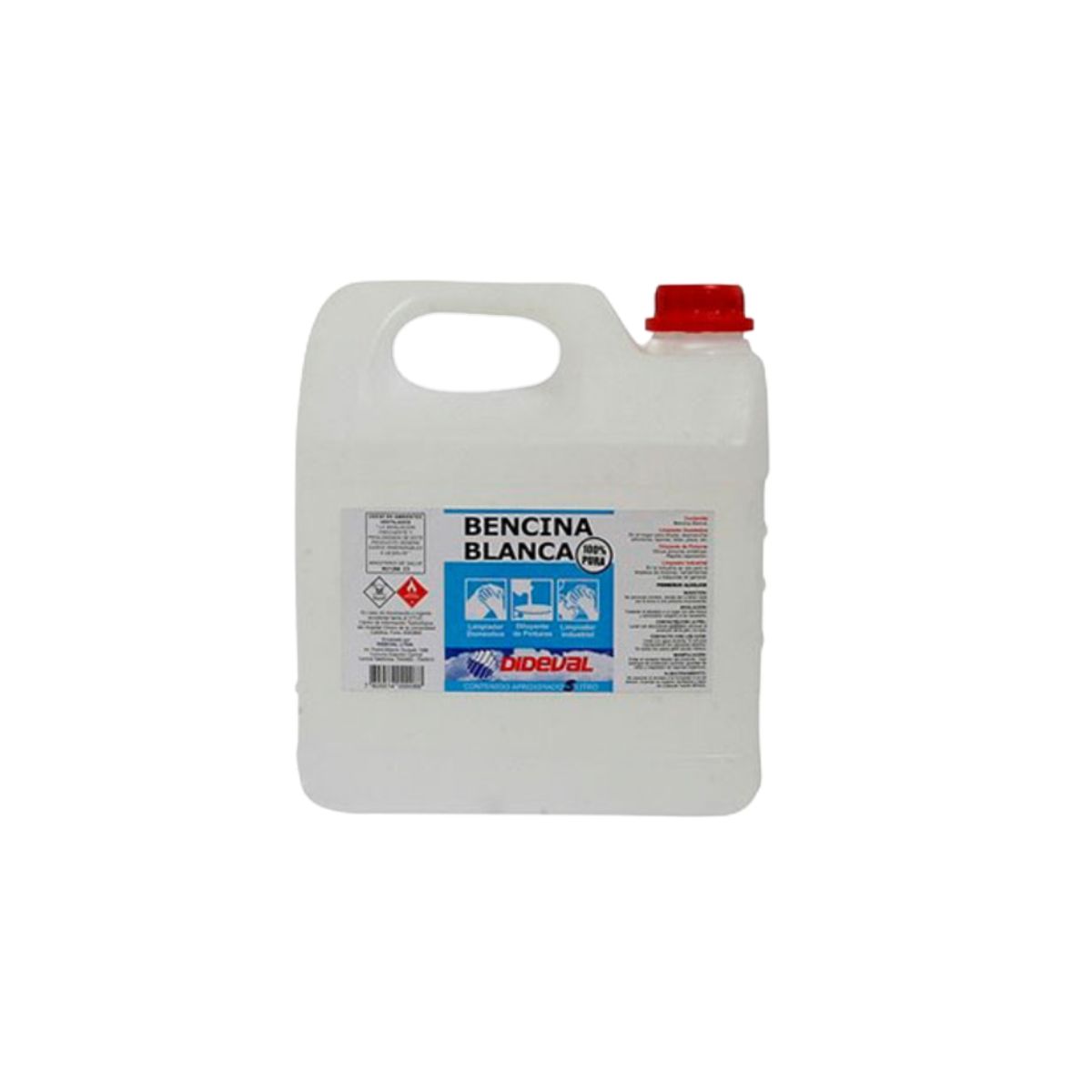 DIDEVAL - Bencina Blanca Bidon 5 Litros Dideval