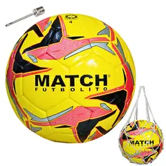 BARLOSPORT - Balón Futbolito Match N4 Pelota Baby Futbol 7 Bote Bajo Pro